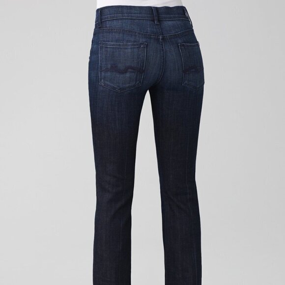 7 For All Mankind Low Rise | Long Legs Bootcut Jeans sz 28 y2k - Picture 1 of 6